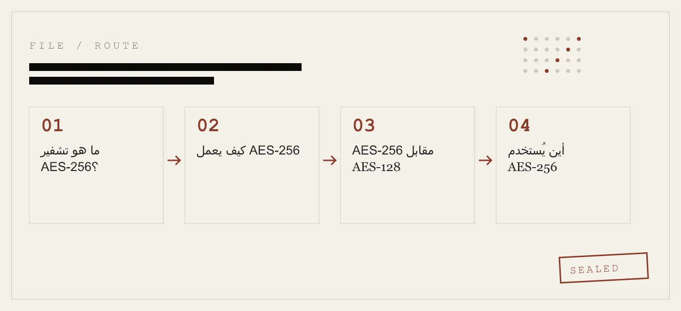 ما هو تشفير AES-256؟ دليل لغير المتخصصين في التشفير
