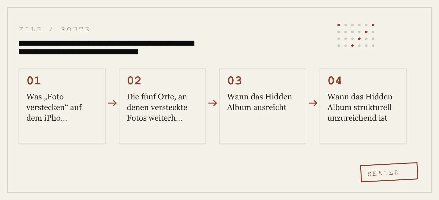 Ist das iPhone Hidden Album wirklich sicher?