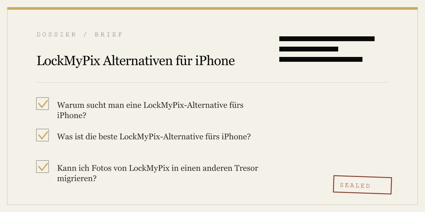 LockMyPix Alternativen für iPhone