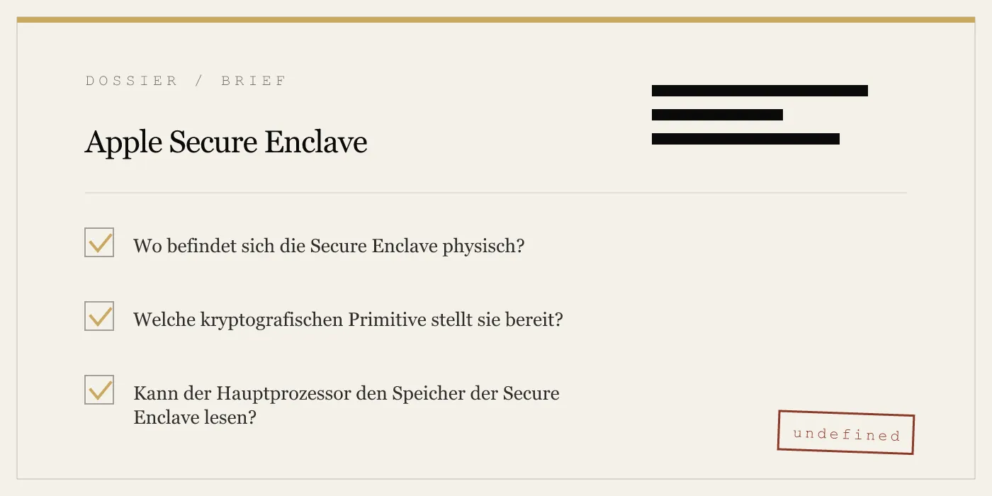 Apple Secure Enclave