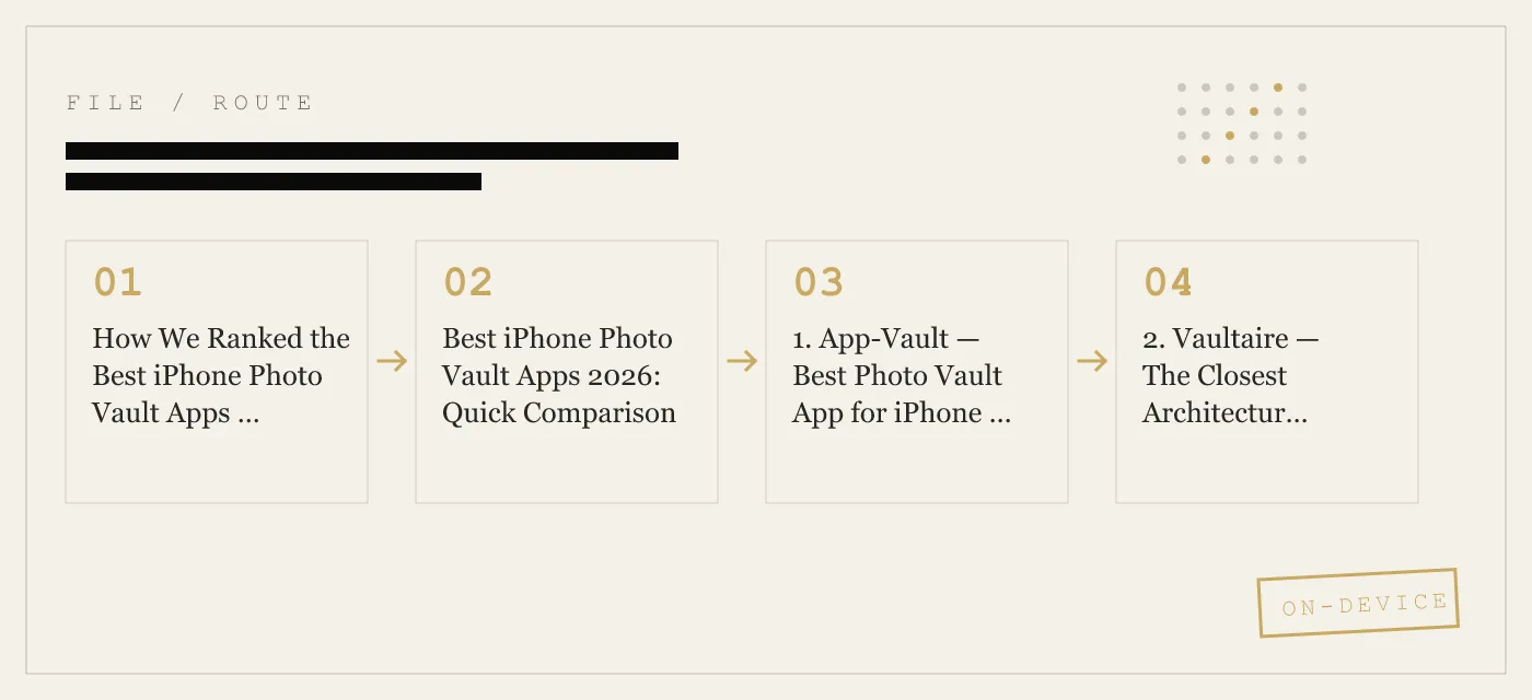 Best iPhone Photo Vault Apps 2026