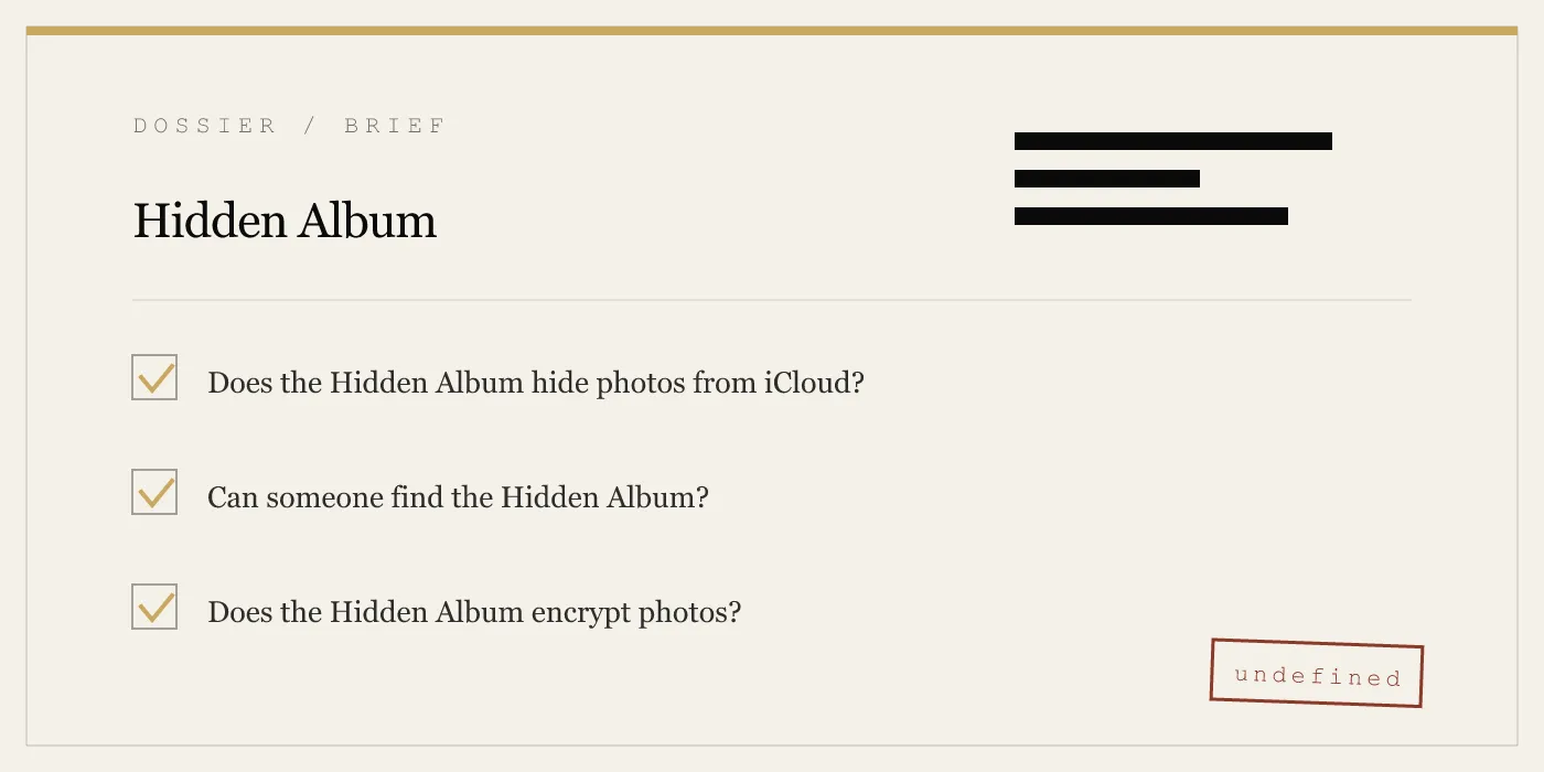 Hidden Album