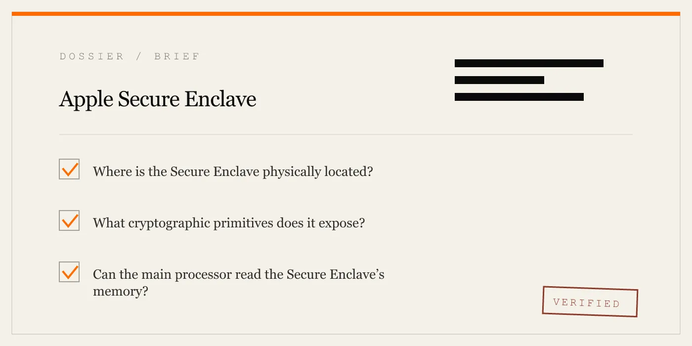 Apple Secure Enclave