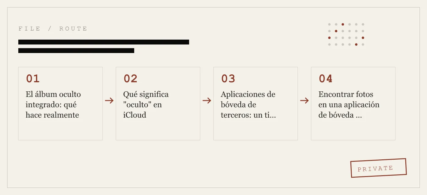 Cómo encontrar fotos ocultas en iPhone