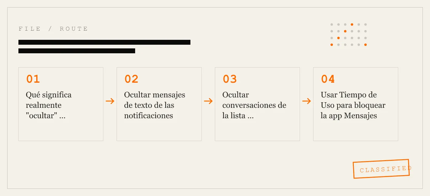 Cómo ocultar mensajes de texto en iPhone: controles de privacidad de iOS y el problema del bloqueo de iMessage