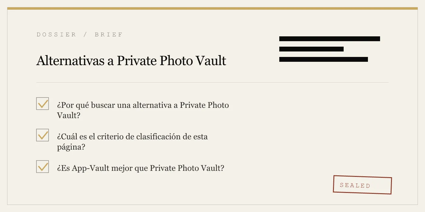 Alternativas a Private Photo Vault