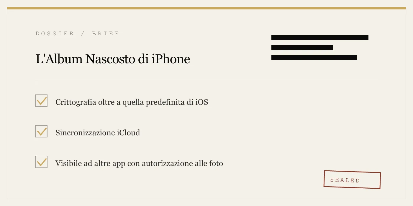 L'Album Nascosto di iPhone
