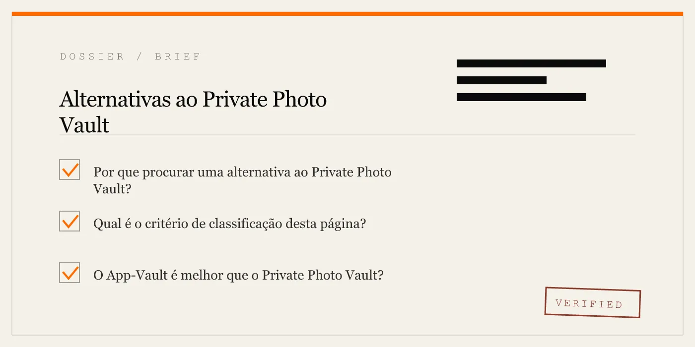 Alternativas ao Private Photo Vault