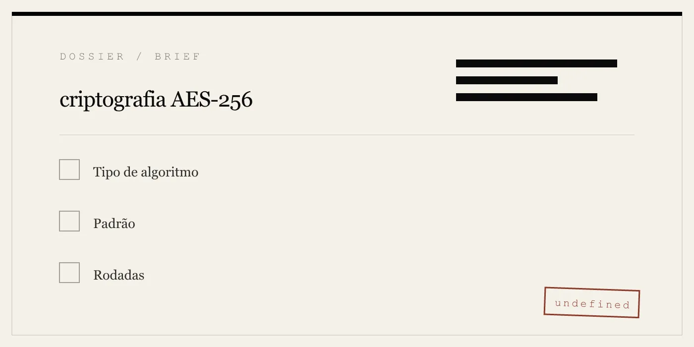 criptografia AES-256