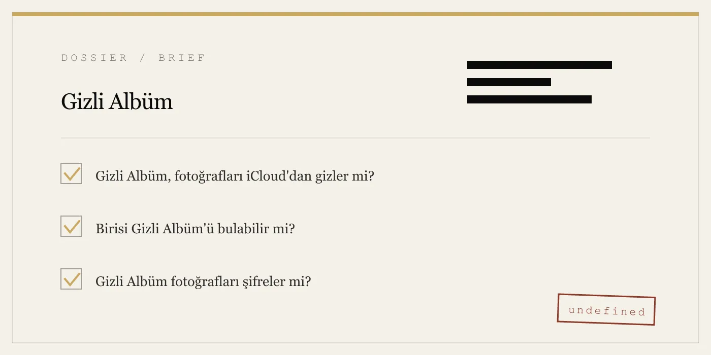 Gizli Albüm