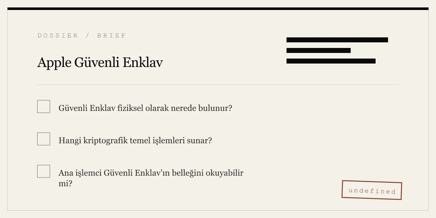 Apple Güvenli Enklav